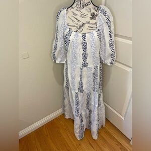 Zara Size Medium Hawaiian Style Tropical Dress
